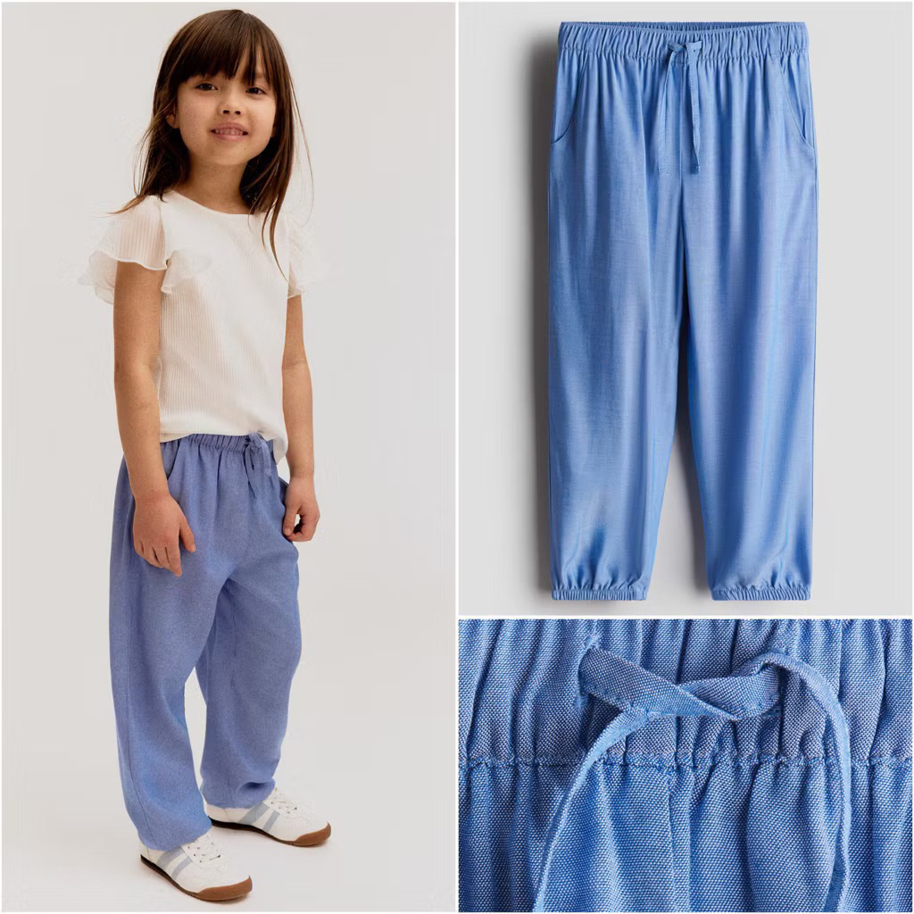 Restock Celana Jogger Viscose Anak Perempuan HM