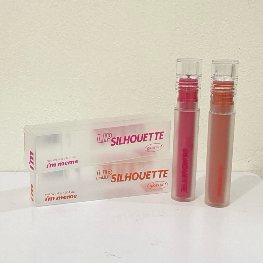 I'M MEME Lip Silhouette Gloss Tint 02 & 09 im meme