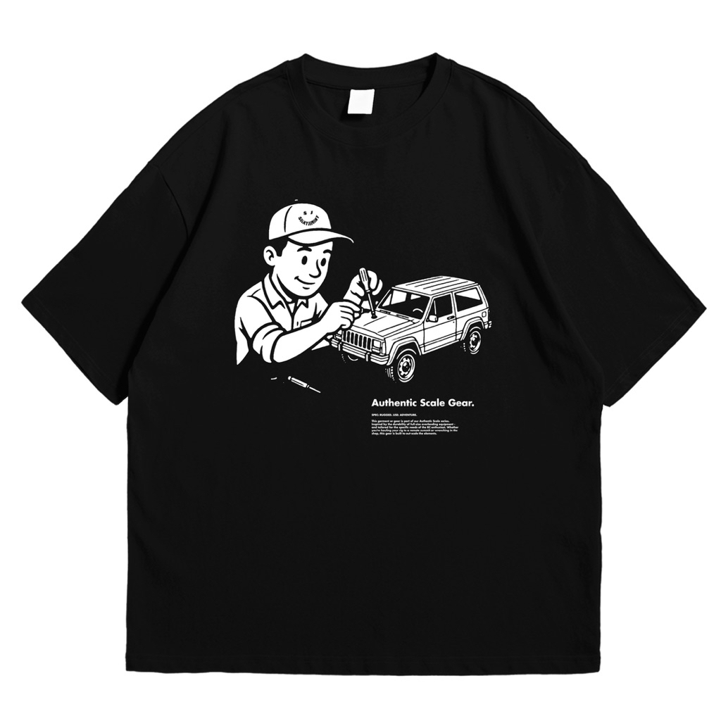 kaos tshirt lengan pendek katun rc cherokee silky jiminy rc