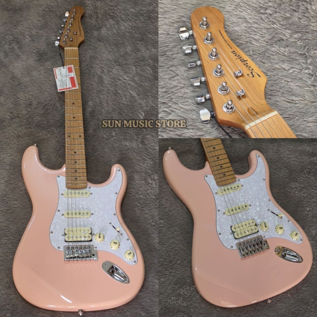 Gitar Scorpion JS22 SPK - Gitar Elektrik Scorpion JS22 SPK Original - Gitar Scorpion JS22 SPK Origin