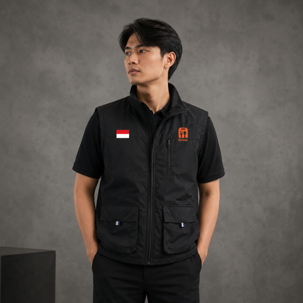Rompi Driver Shopee Food, Rompi Bisa Kustom, Rompi Outdoor Shopee Food, Rompi Termurah