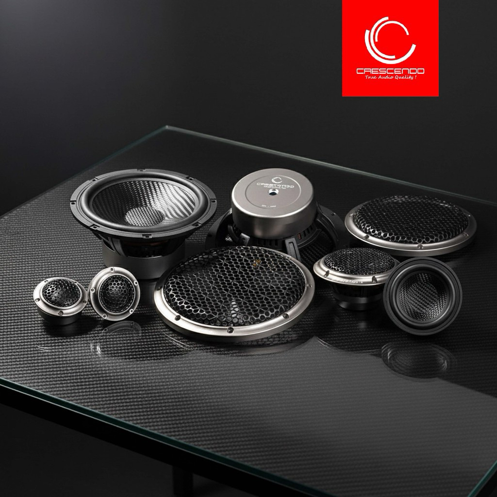 CRESCENDO Revolution 5S3 - Speaker 3 Way Set Garansi Resmi