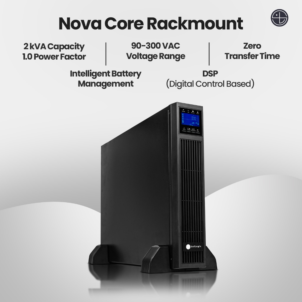 SOFLOGIC UPS Nova Core Rackmount 2kVA Baterai 48VDC | | Garansi Resmi 1 Tahun