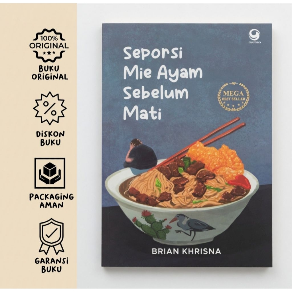 Novel Seporsi Mie Ayam Sebelum Mati - Brian Khrisna, Preloved