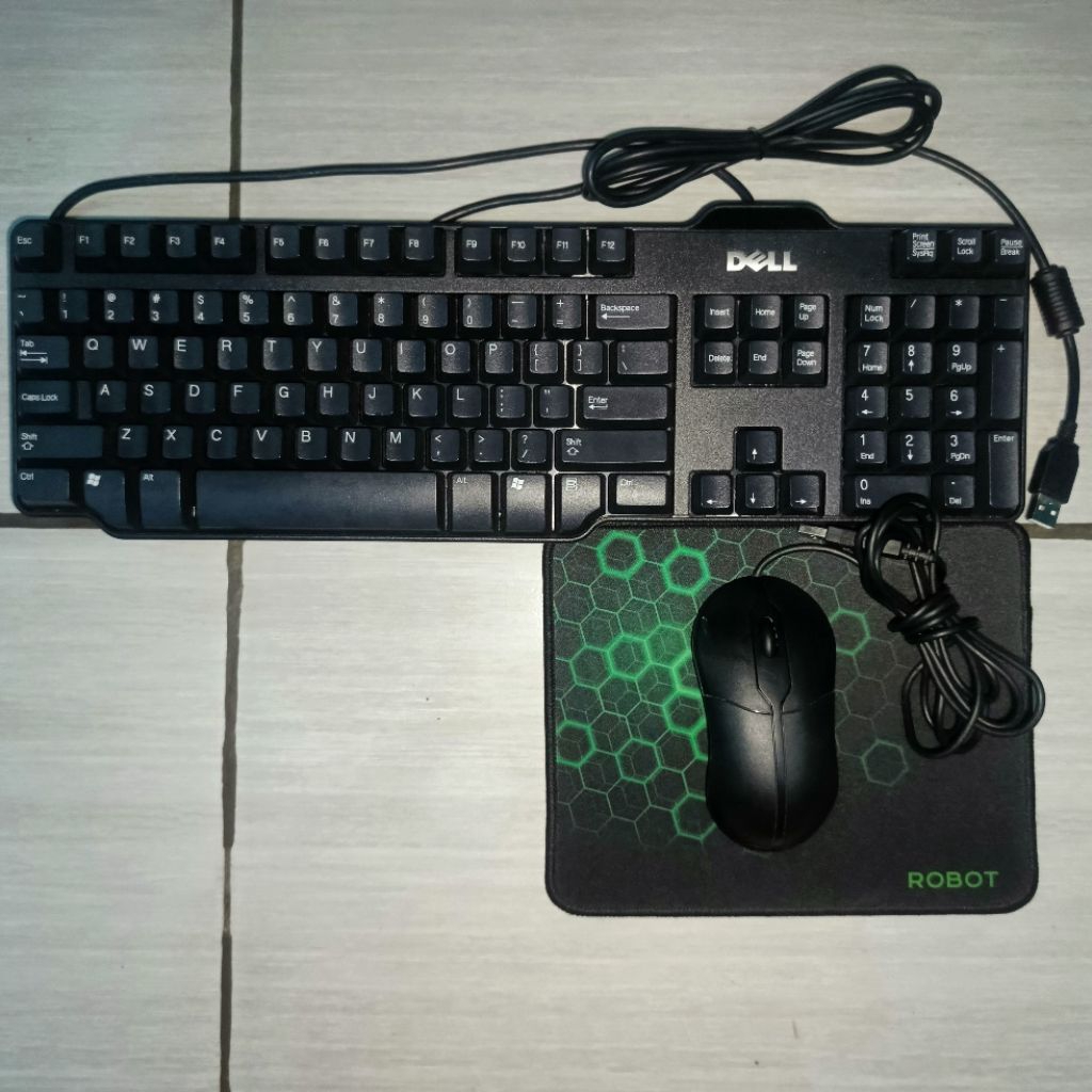 keyboard+mouse Dell Bonus mouse pad