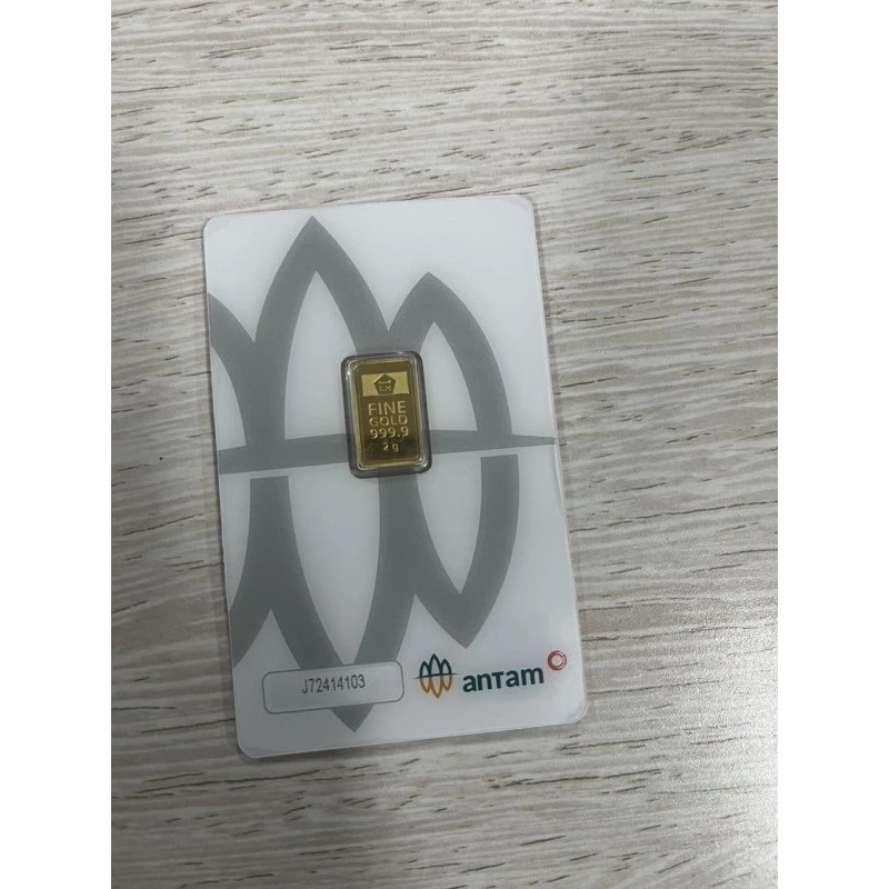 Emas Antam 2 Gram LM Logam Mulia Antam 2 Gram Sertifikat Terbaru