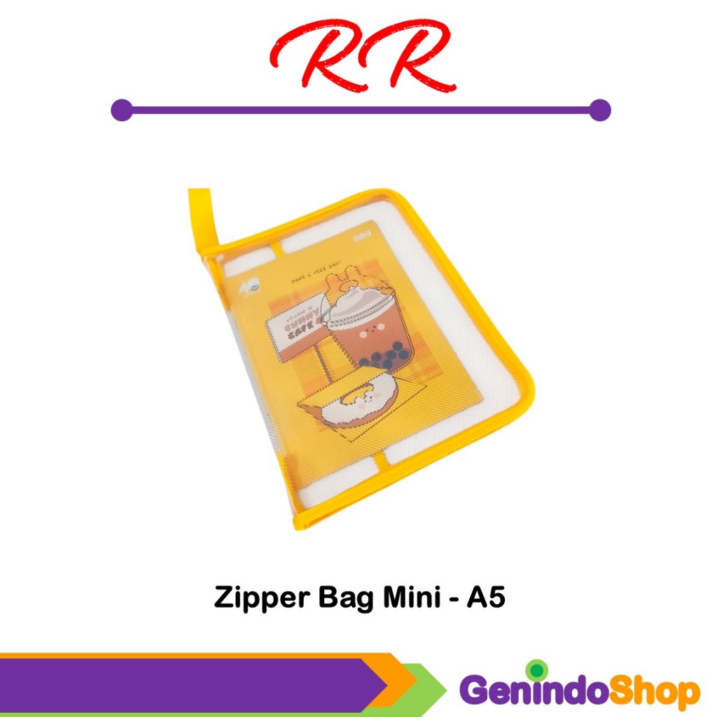 Map Plastik Resleting / Zipper File Mini A5