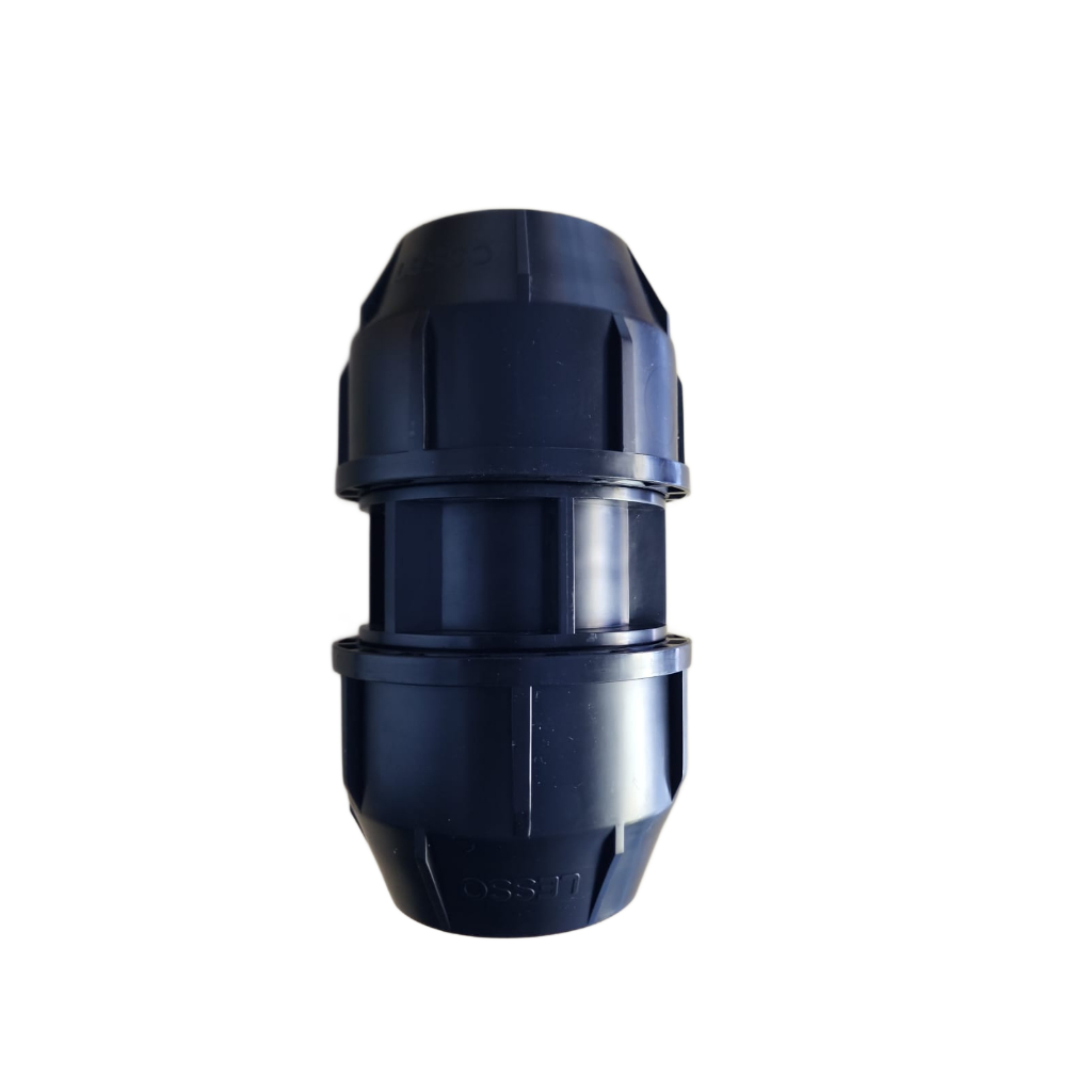 FITTING HDPE COUPLING HDPE 3 INCH (90MM) COMPRESSION  MERK LESSO / SOKET  HDPE 3 INCH  COMPRESSION