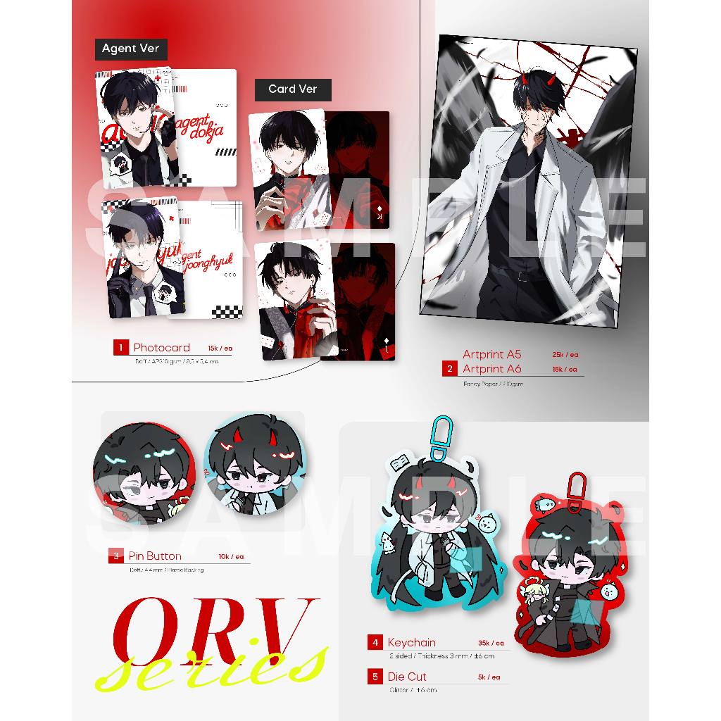 [OMNISCIENT READER'S VIEWPOINT] Photocard, Pin, Keychain Dokja & Joonghyuk by micineko