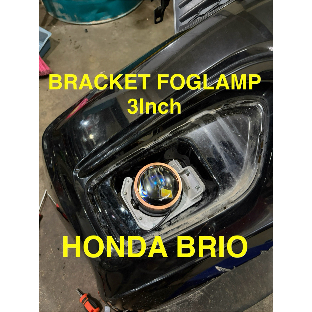 Bracket Custom Foglamp Biled 3Inch Khusus Honda Brio