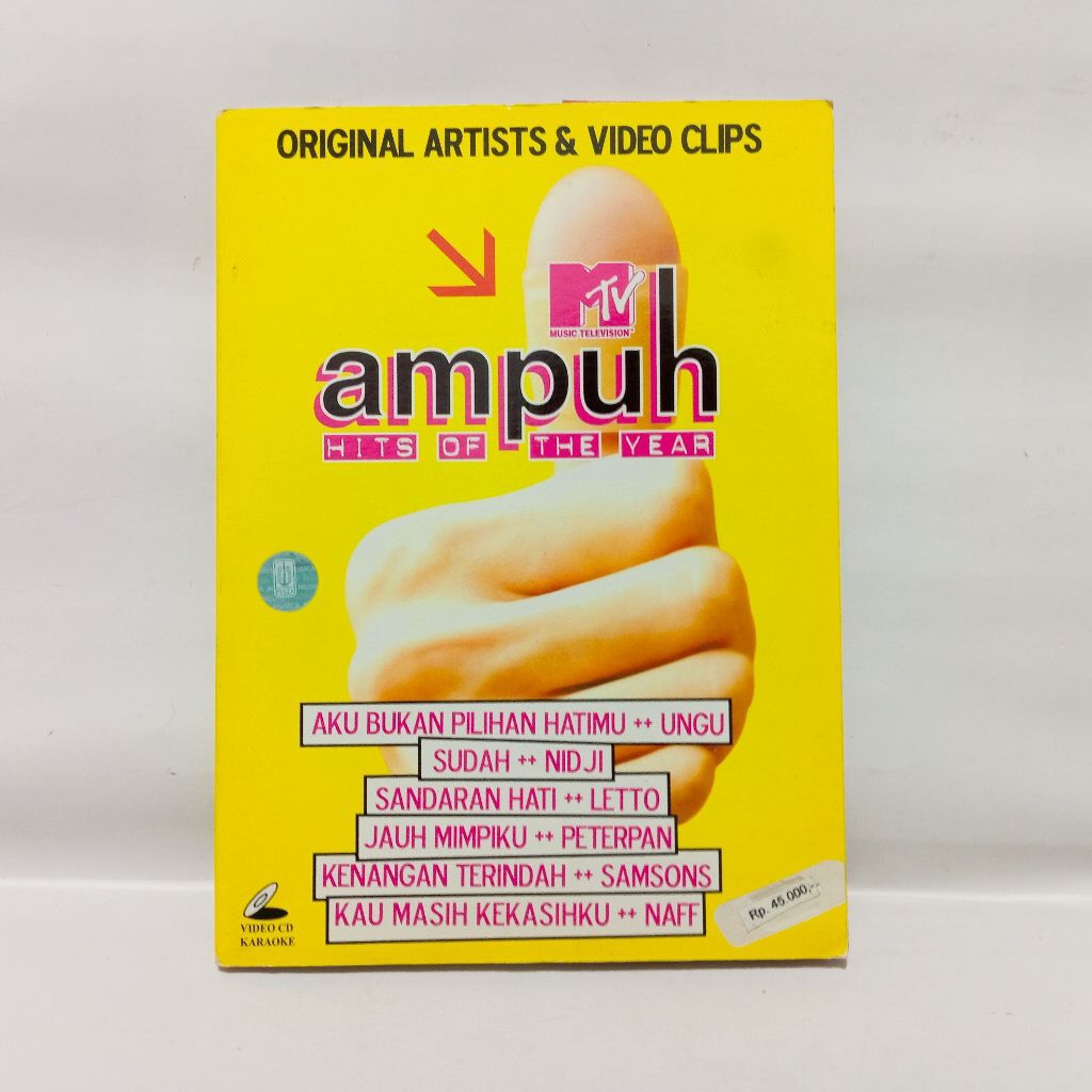 VCD MTV Ampuh Hits Of The Year