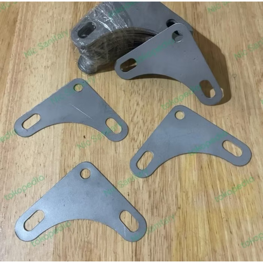 Plat siku lubang abu tebal / Plat siku lubang segitiga Super tebal