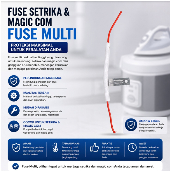 FUSE SETRIKA & MAGIC COM FUSE MULTI