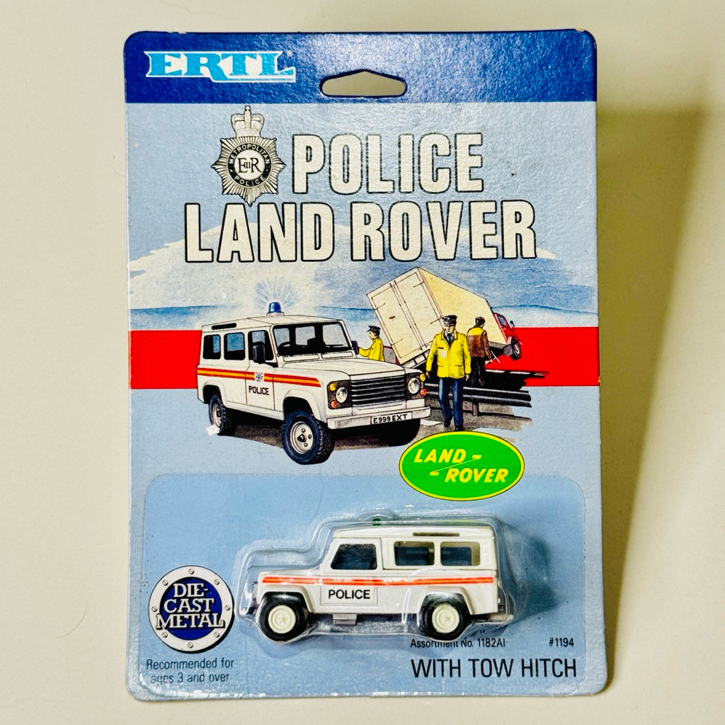 ERTL 1986 POLICE LAND ROVER