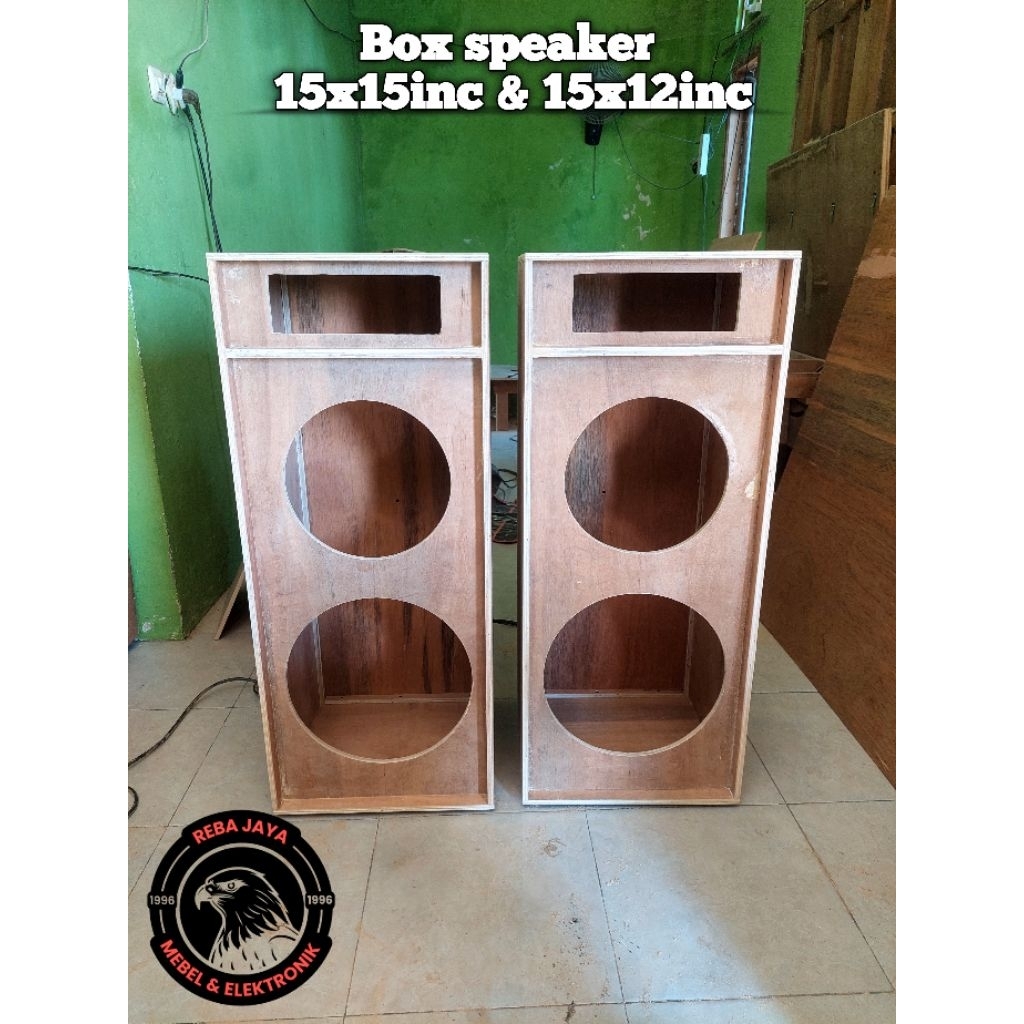 Box speaker 15inc doble 15mm