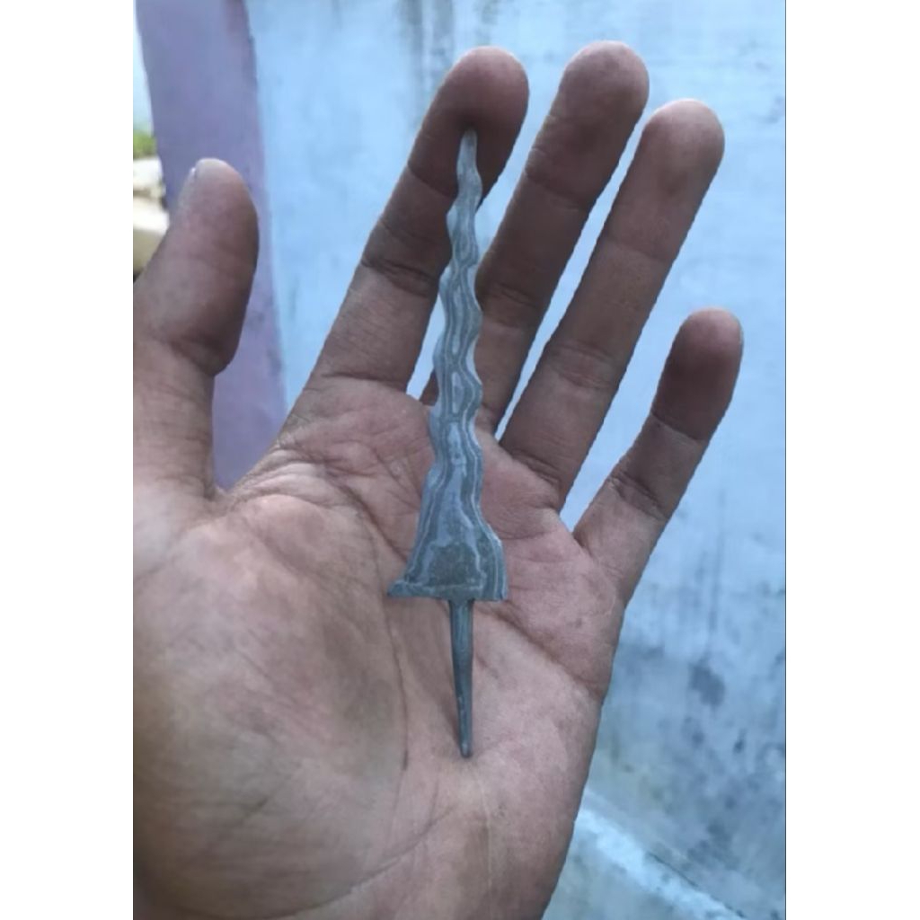 keris tempahan pamor asli