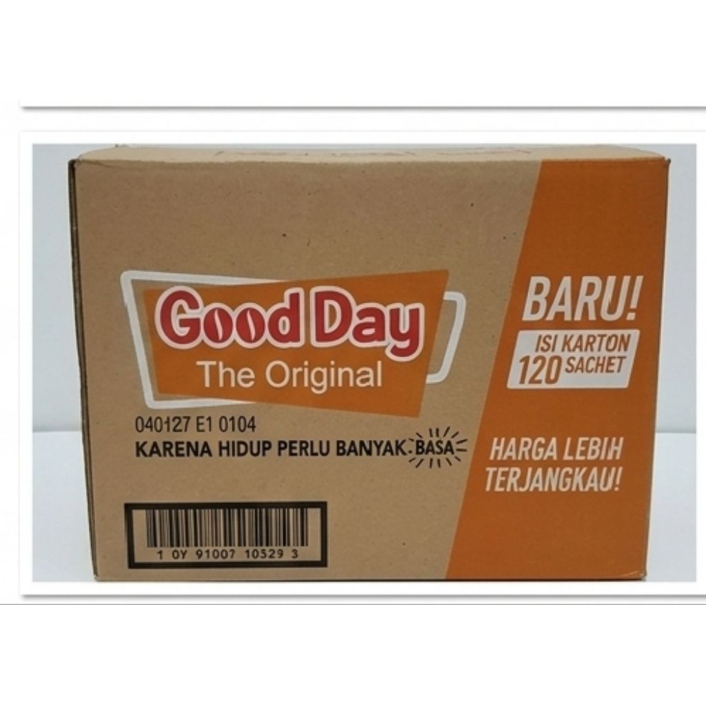​[RASA LEGENDARIS] Kopi Instan Good Day The Original 1 Karton Dus Isi 120 Sachet Pas Buat Stok Warun