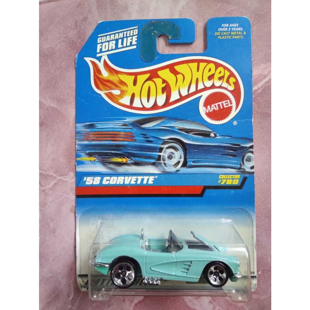 Hot Wheels '58 Corvette – Collector #780 (Vintage Edition)