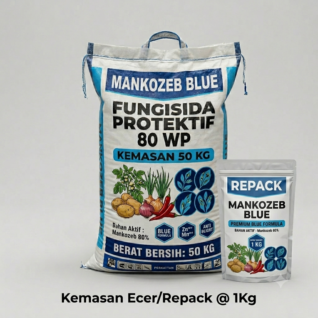 FUNGISIDA MANKOZEB BLUE and CREAM 1 KG 80wp