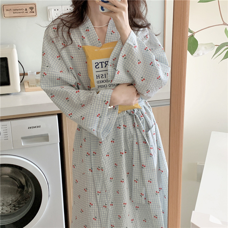 Mini Cherries Robe Sleepdress - Dream Tales Sleepwear