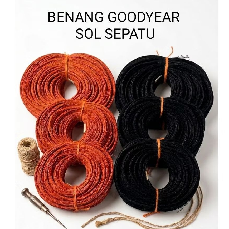 benang jahit / benang sol sepatu kiloan serbaguna