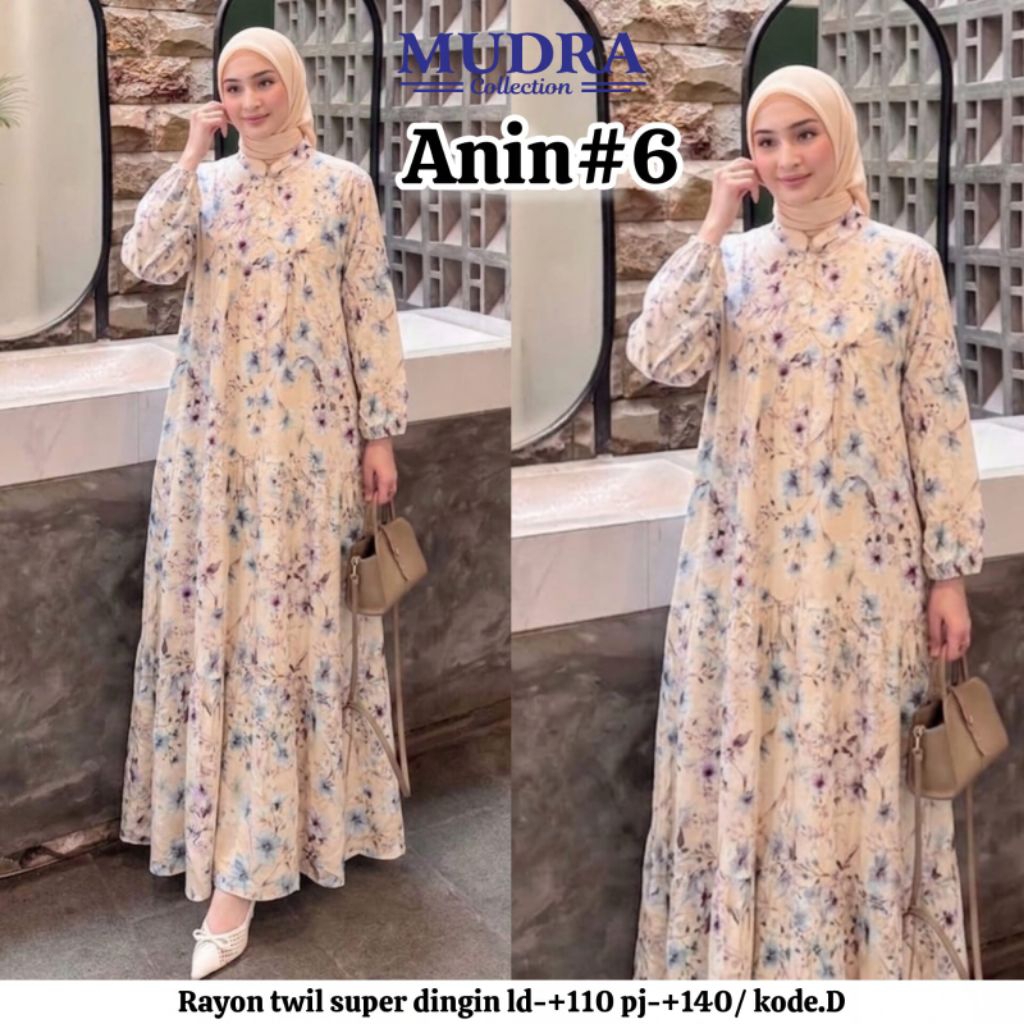 Gamis Mudra Collection / Gamis Terbaru / Gamis Wanita / Gamis Premium / Kalina / Anin / Mudra Hijab