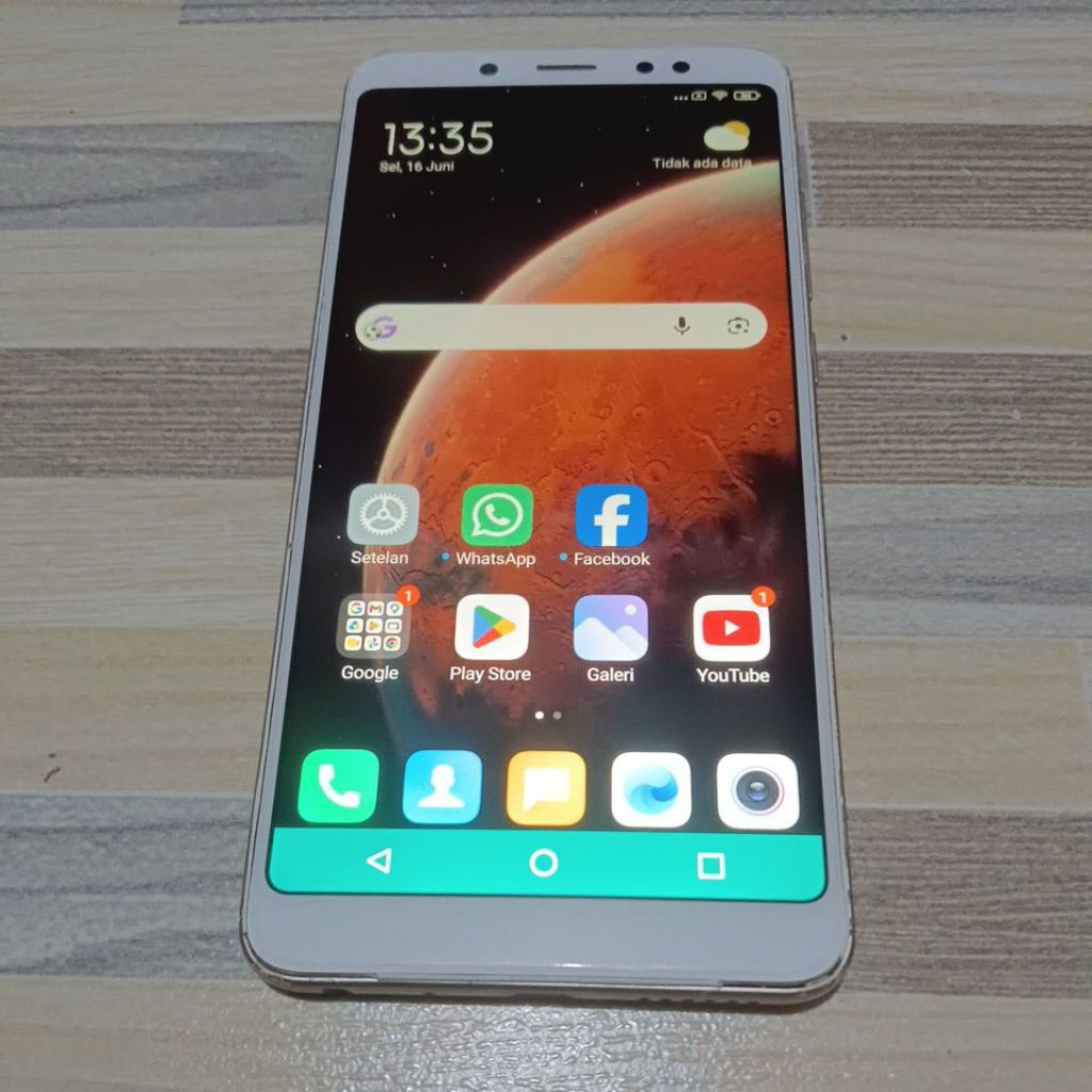 HP REDMI NOTE 5 RAM 4/64 GB SECOND NORMAL (KET. BACA DISKRIPSI).