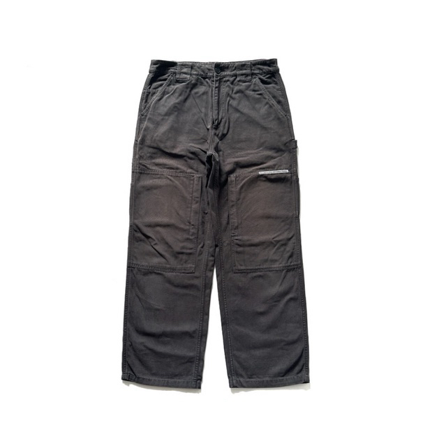 THISISNVRTHAT Carpenter Double Knee Pants - Charcoal