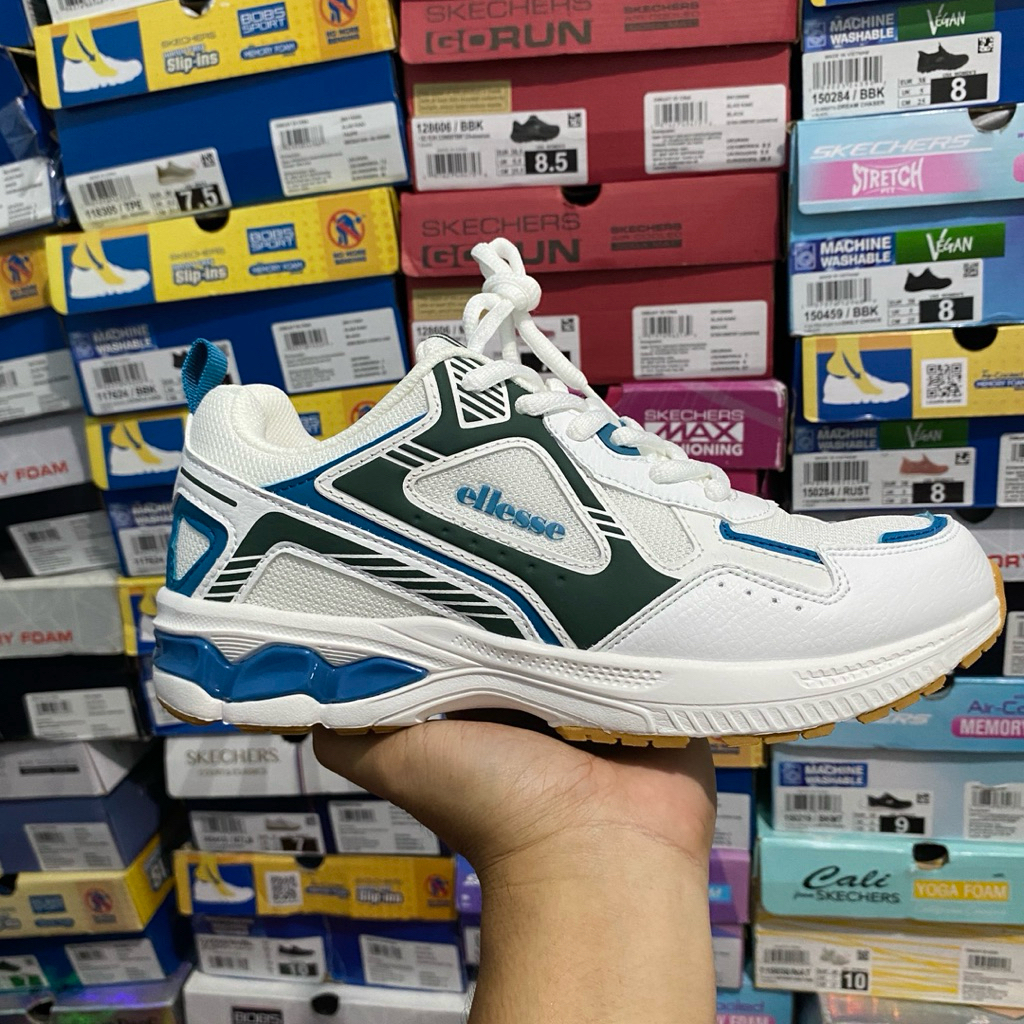 (size 39,40,41) SEPATU ELLESSE ARTHUR WHITE GREEN