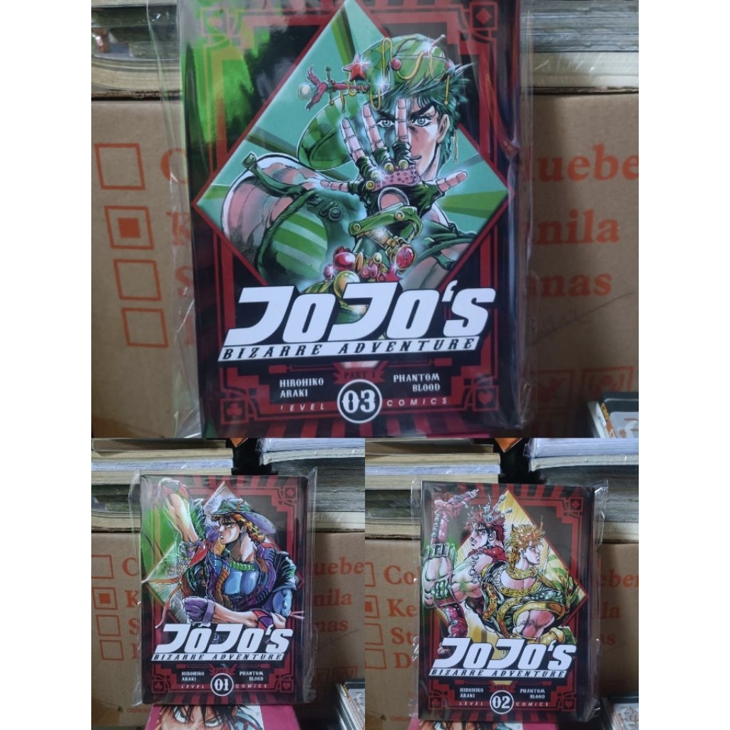 Komik JoJo's Bizarre Adventure 1,2,3 / komik JoJo's Bizarre Adventure vol 1,2,3