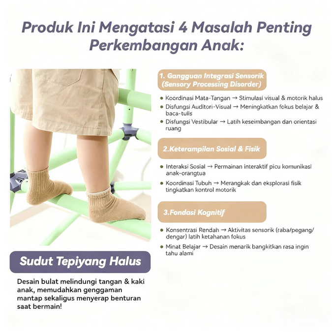Panjatan Anak | Brakiasi Anak | Monkey Bar Anak | Mainan Mendaki Tangga | Tangga Monyet