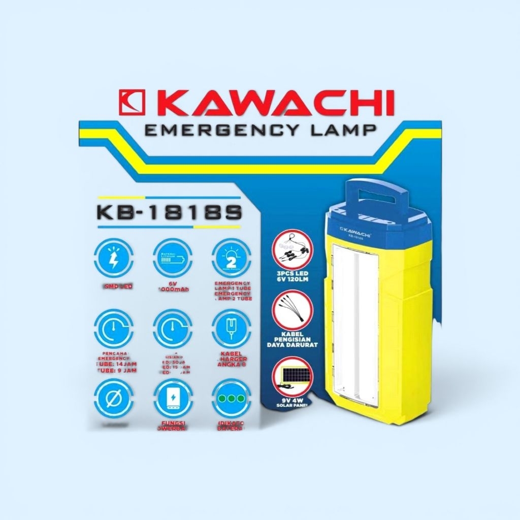 Lampu Darurat (Emergency Lamp) Kawachi KB-1818S