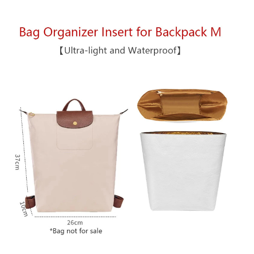 Bag Organizer Insert For Longchamp Backpack Waterproof Bag Insert Storage Lightweight Bag