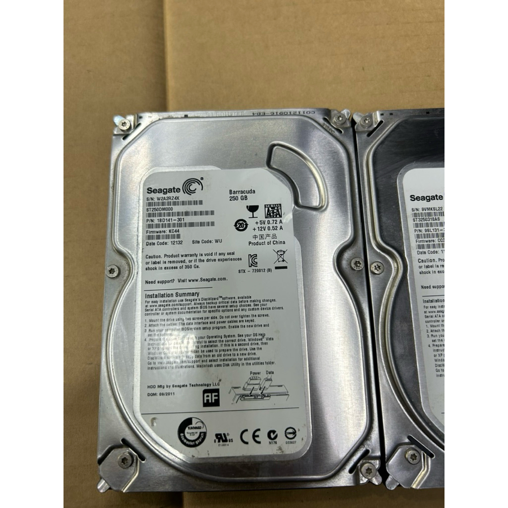 Hardisk 250gb Pc Cabutan Sata Original