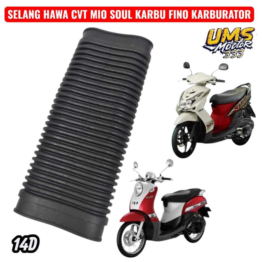 selang hawa cvt mio soul karbu fino karburator 14d berkualitas 14D-E5473-00