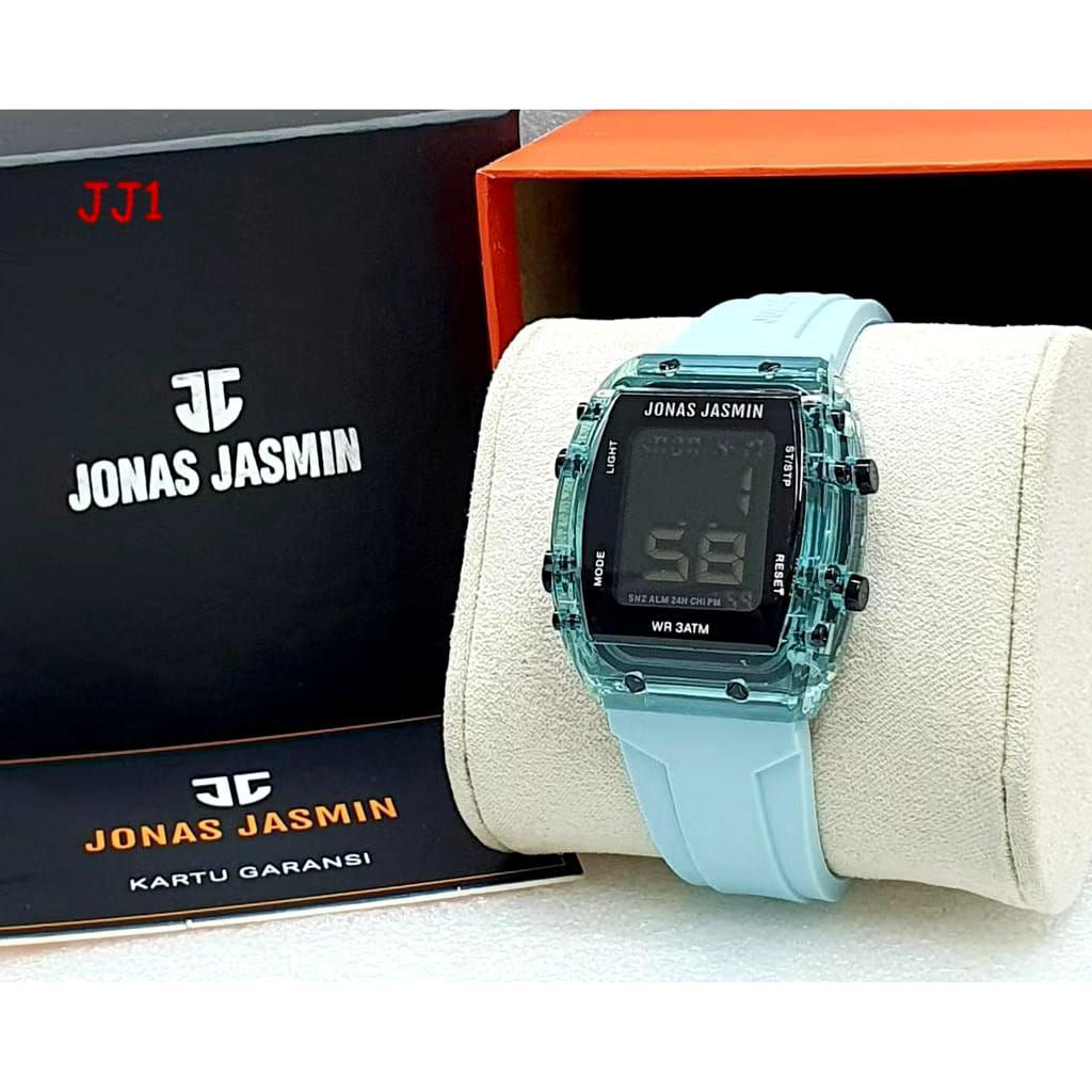 Jonas Jasmin 2244 Jam Tangan Wanita Original Digital Rubber