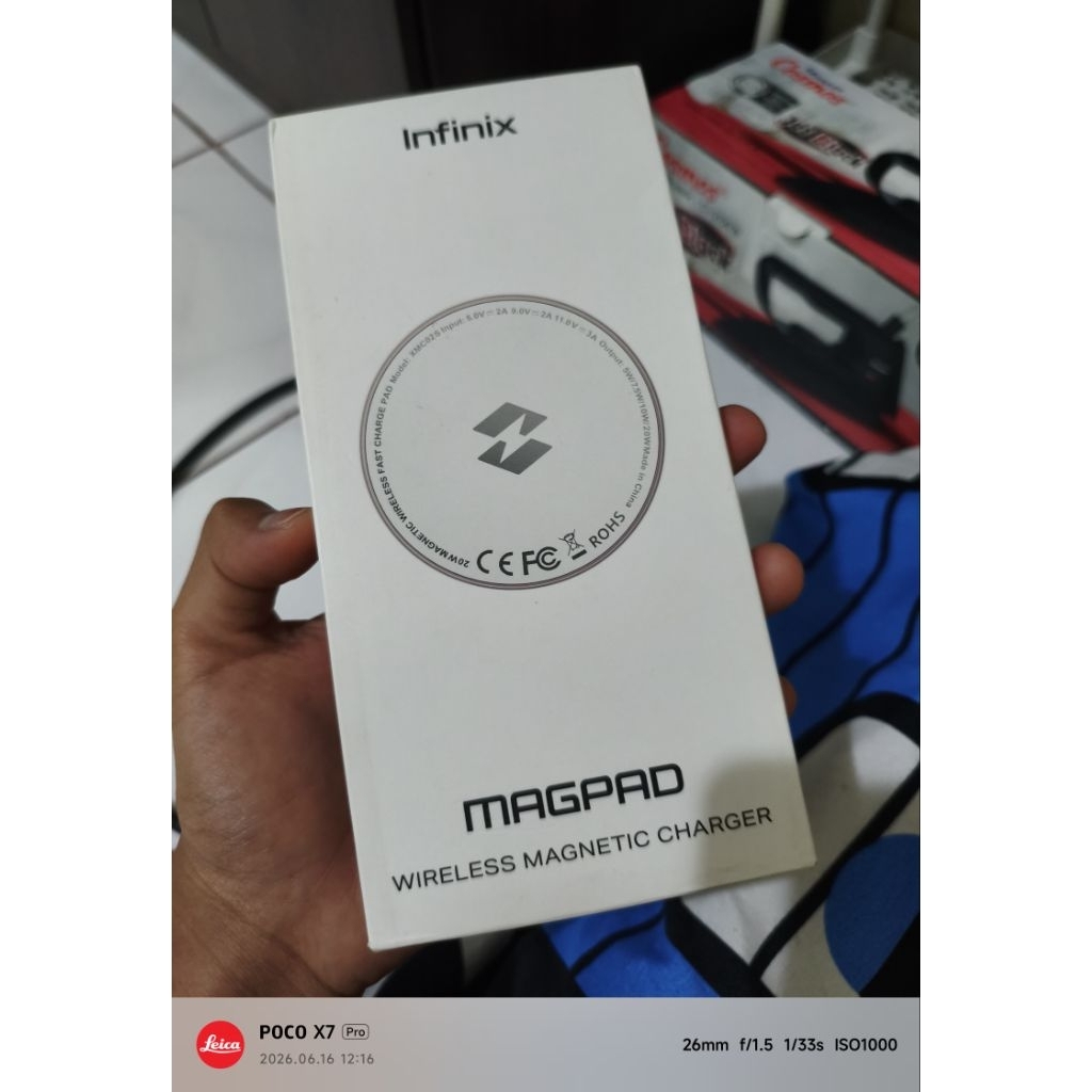 magpad Wireless charging Infinix note 50 pro