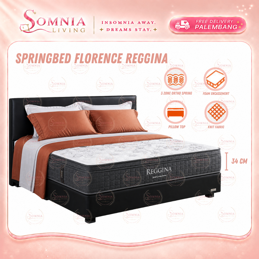 Springbed Florence Reggina | Kasur Matras Springbed Florence Murah Palembang | Furniture Murah Palem