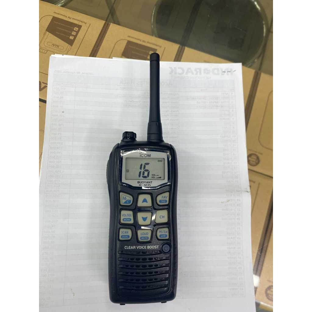 HT MERINE ICOM ic M35 bekas