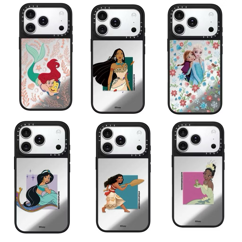 READY Casetify x Disney Princess Series Mirror Case MagSafe Case For iPhone 17 17air 17pro  17Pro ma