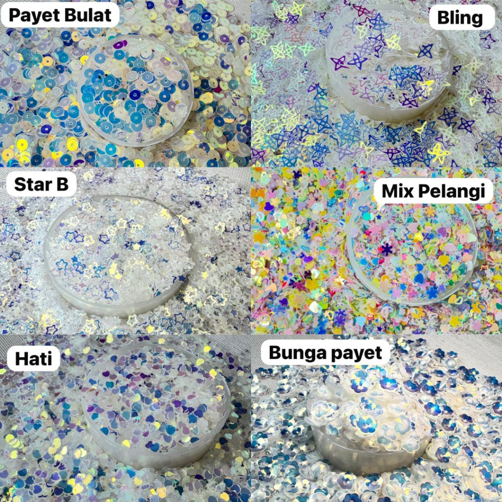 2 GRAM - BORCI | SPRINKLE | MANIK MANIK | SPRINKLE SLIME | PAYET BINTANG