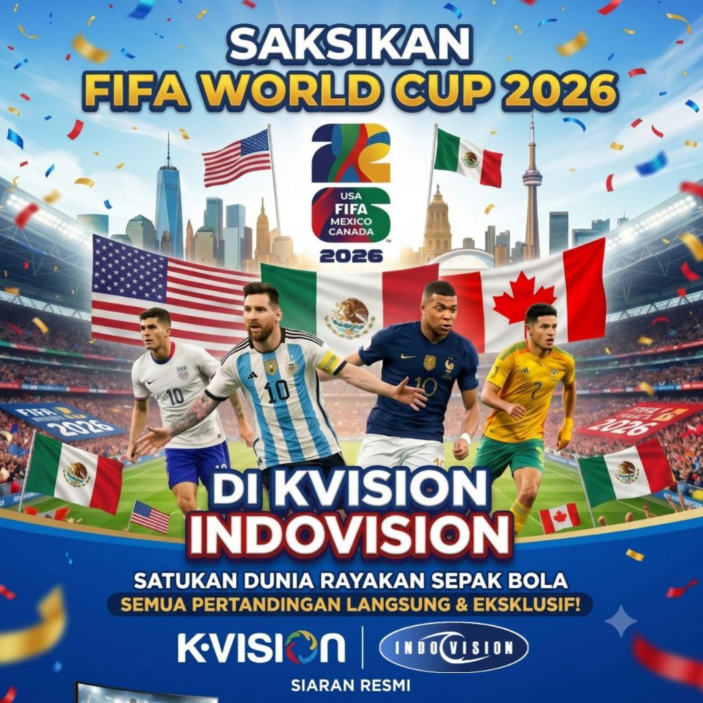 Paket Piala Dunia World Cup 2026 Kvision