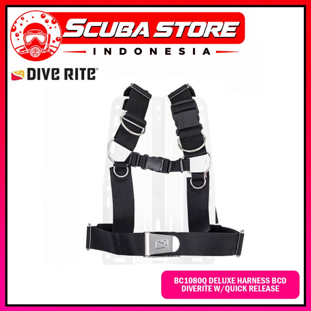 BC1080Q Deluxe Harness Diverite w/Quick Release BCD Dive Rite Accessories Scuba Diving Technical Aks
