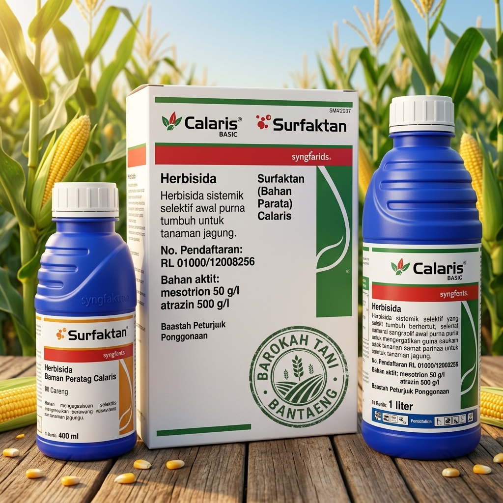 Herbisida Calaris 550SC + Surfaktan Asli - Obat Pembasmi Rumput Jagung,  Calaris 550 SC - Herbisida 