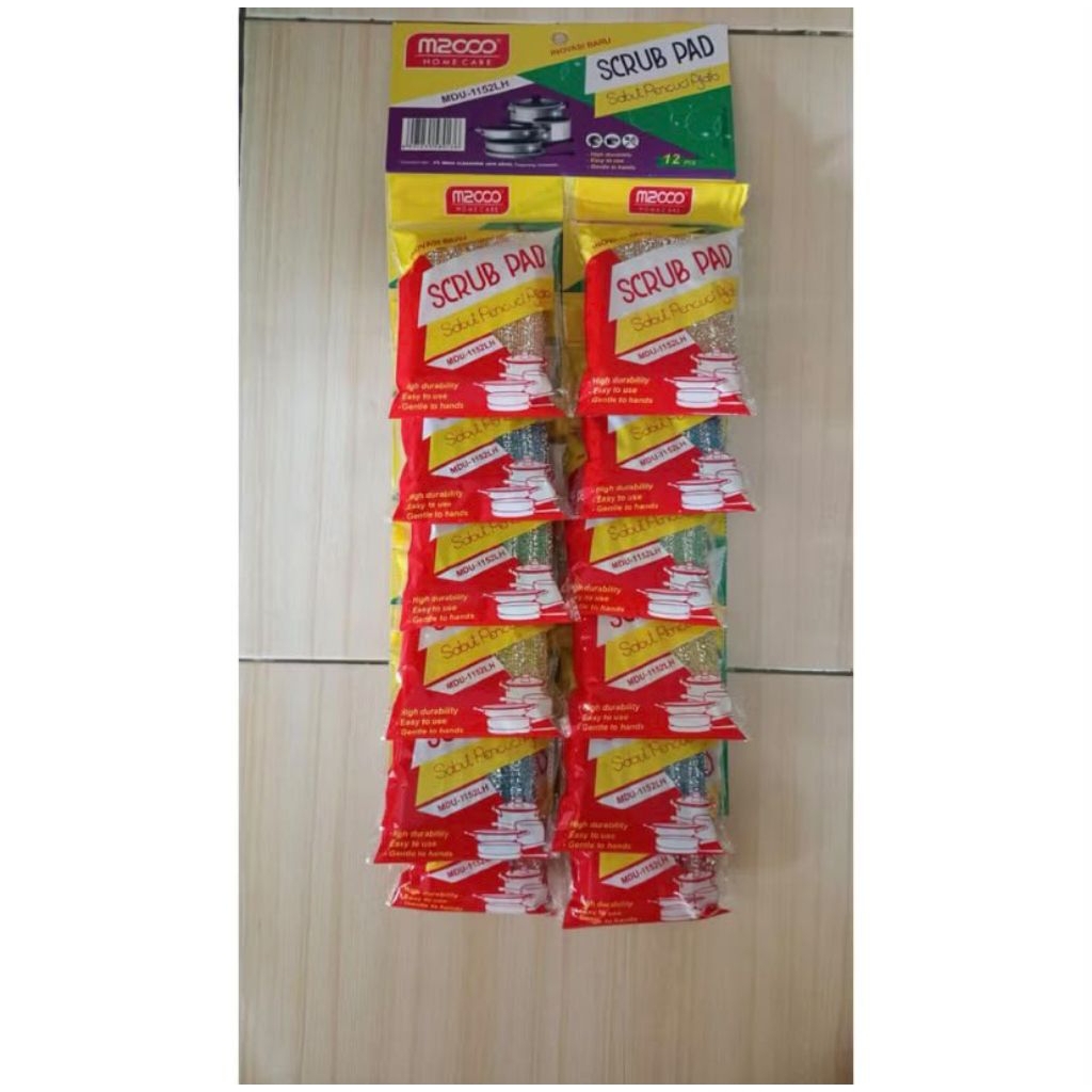12 pcs Spon pencuci piring pagoda M2000 Renteng