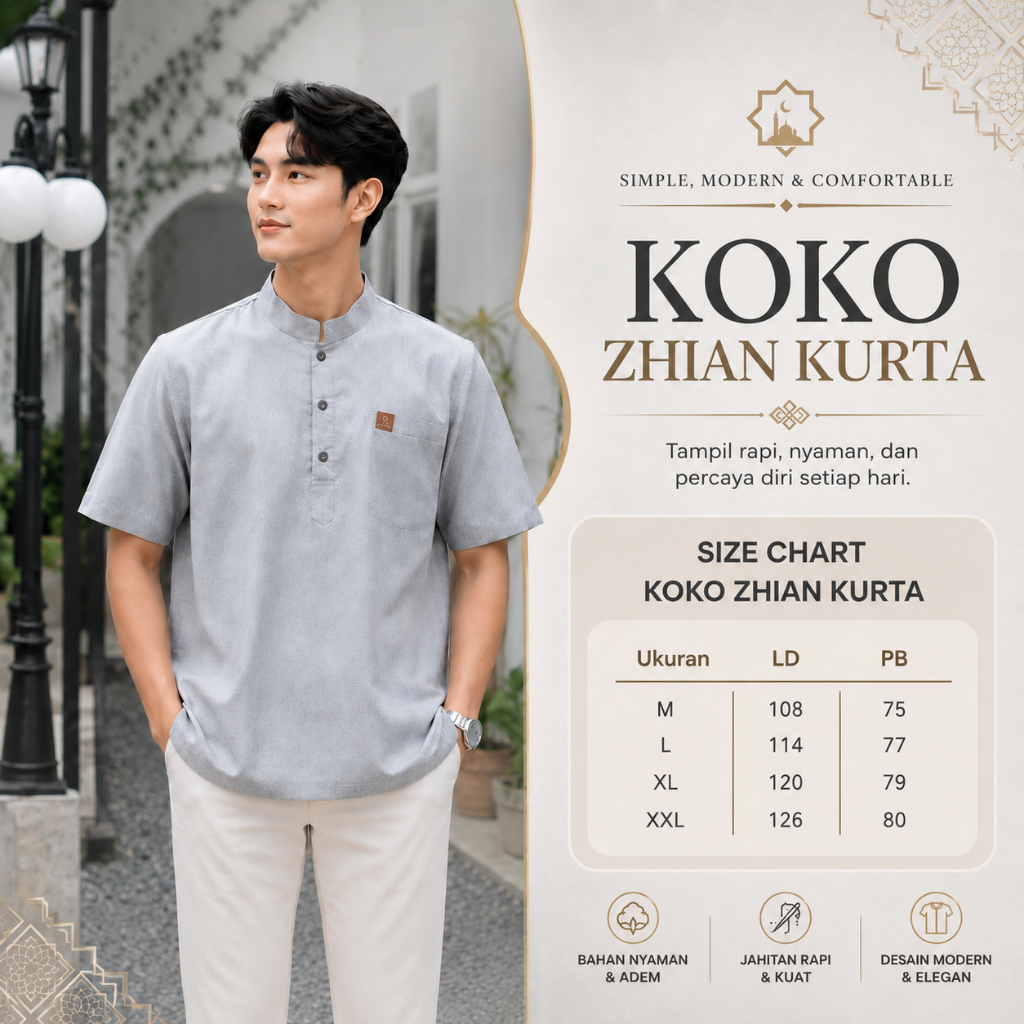 Neisya Hijab - Koko Zhian Kurta Dewasa