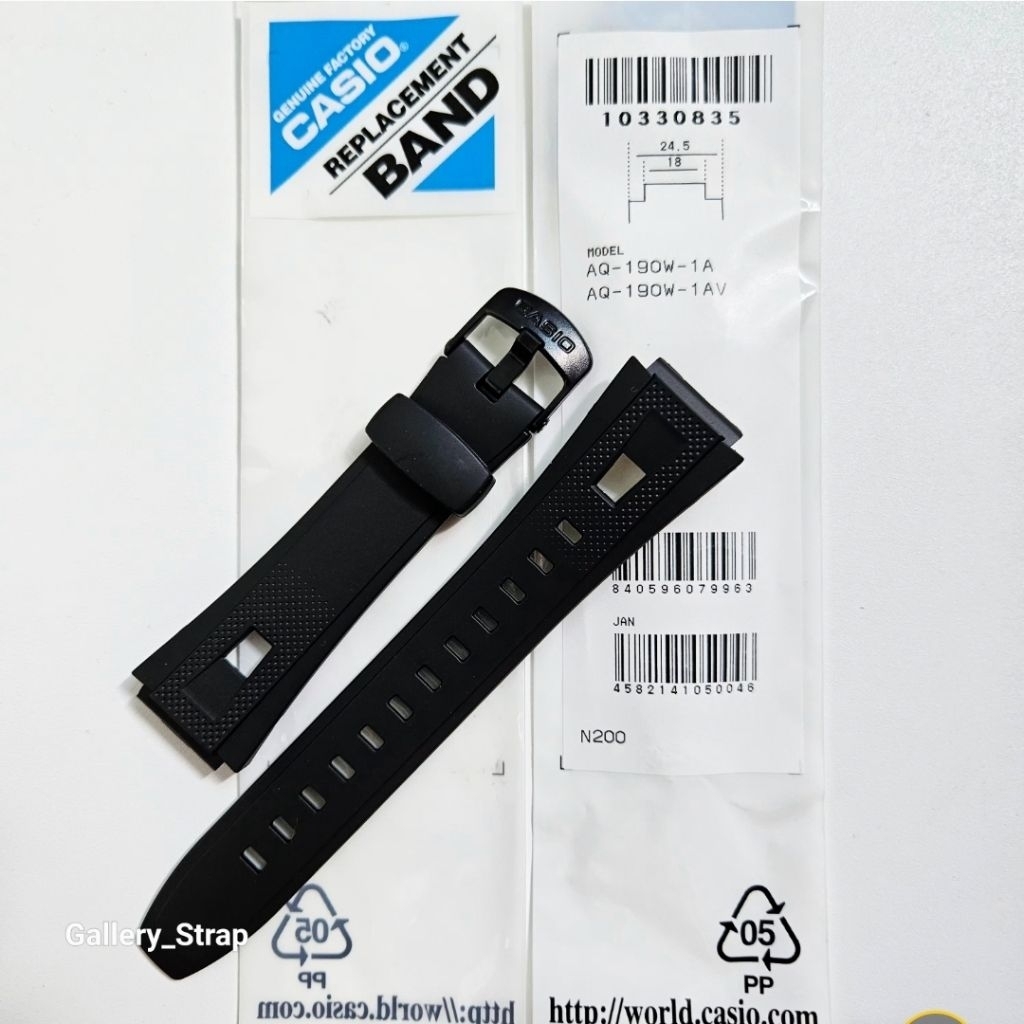 STRAP AQ-190W AQ190W AQ 190W AQ 190 BAND WATCH ORIGINAL
