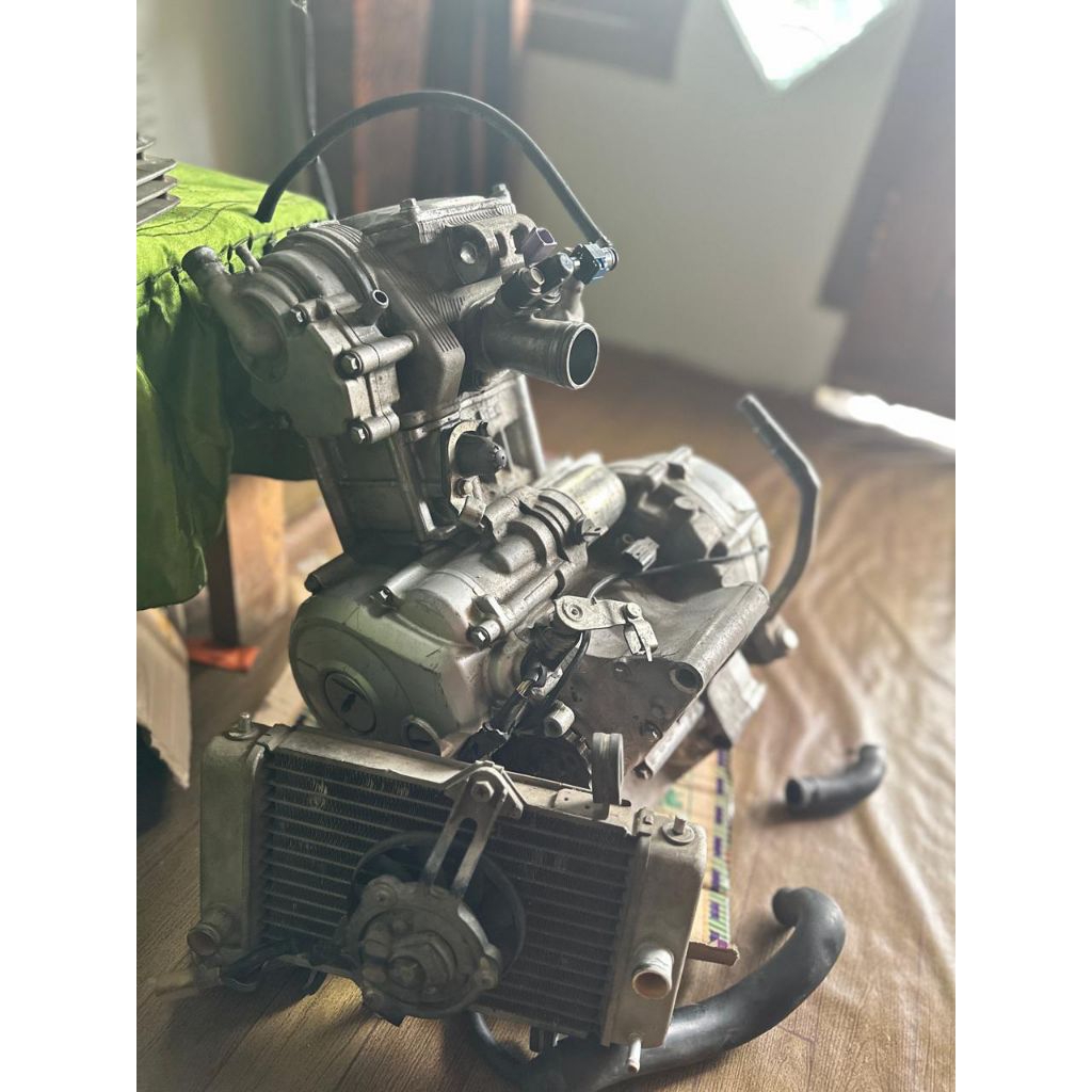 mesin vixion new set radiator