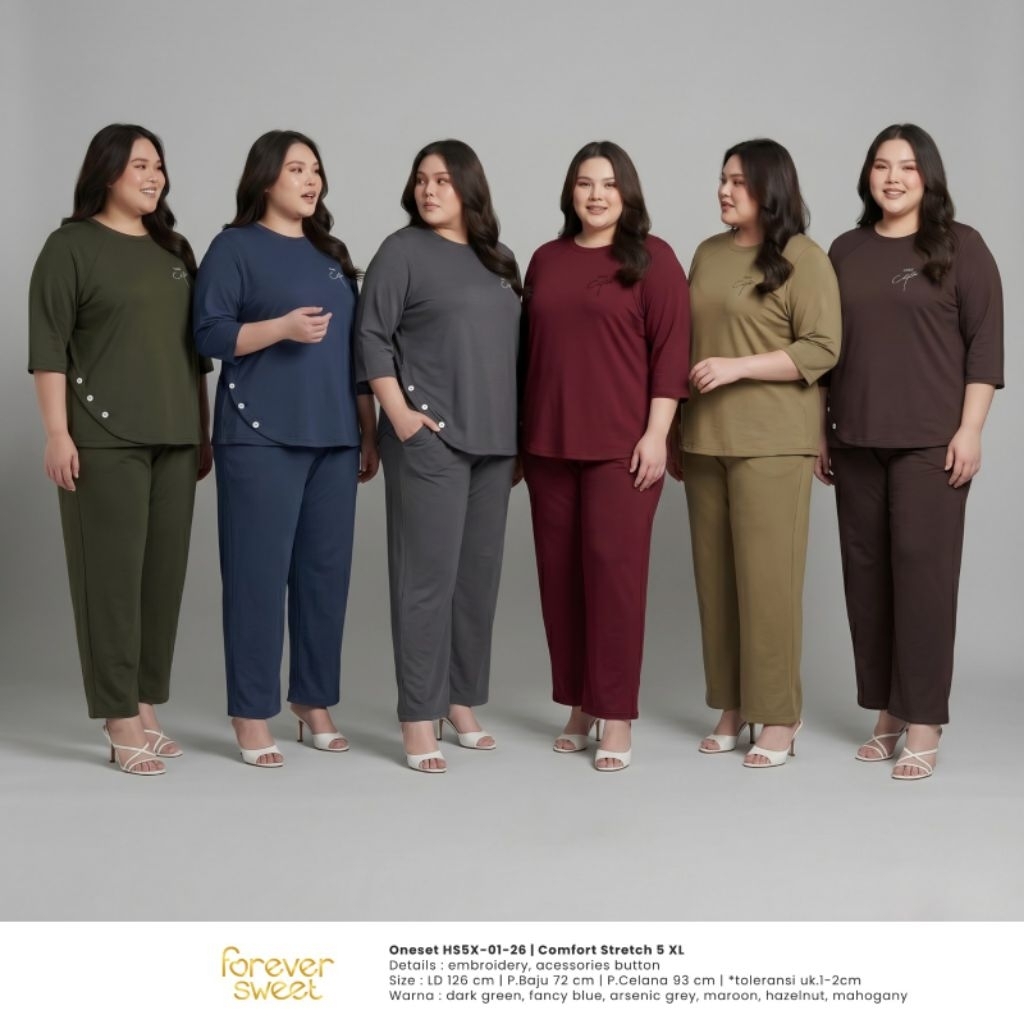FOREVER SWEET ONESET LONG PANT UK 5XL