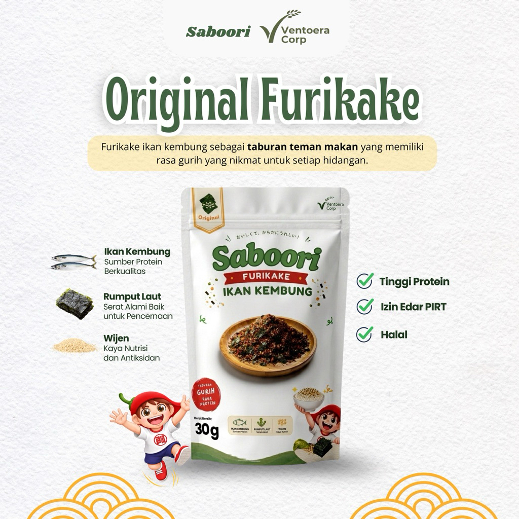 Furikake Ikan Kembung Taburan Teman Makan / Abon Jepang
